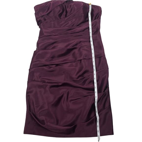 Bill Levkoff Plum Tiered Dress size 10 - Picture 7 of 10